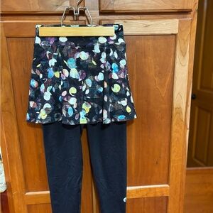 Dona Jo one piece skirt & leggings. Worn once!